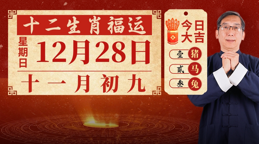 12月28日生肖运势